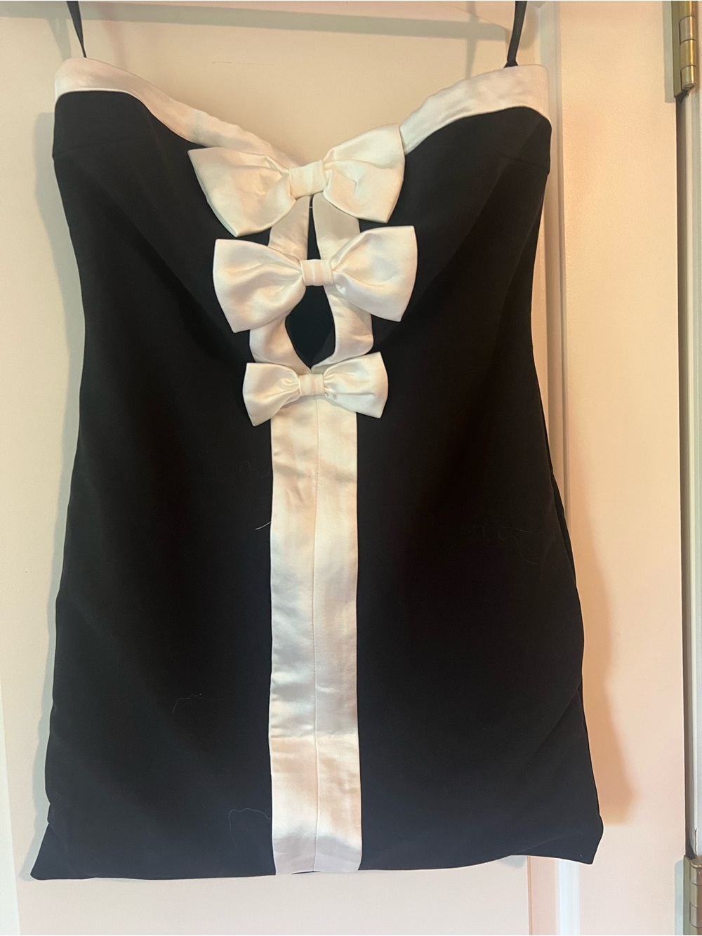 Black and White Runaway The Label Mini Dress